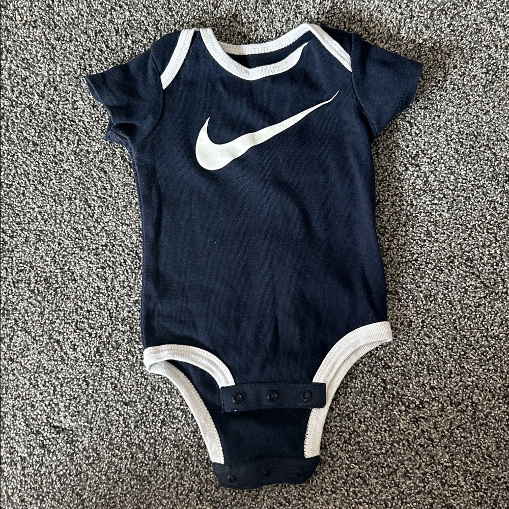 Nike Dark Blue Infant Bodysuit